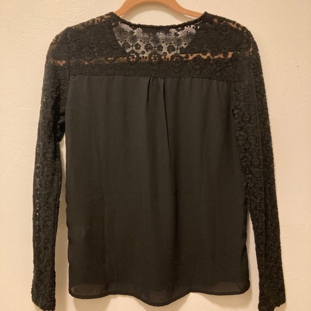 NWT Desigual XS Black Lace Blouse - Picture 3 of 12
